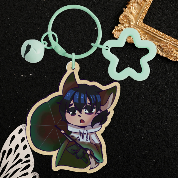 Sunshower Yi Sang || Wood Keychain