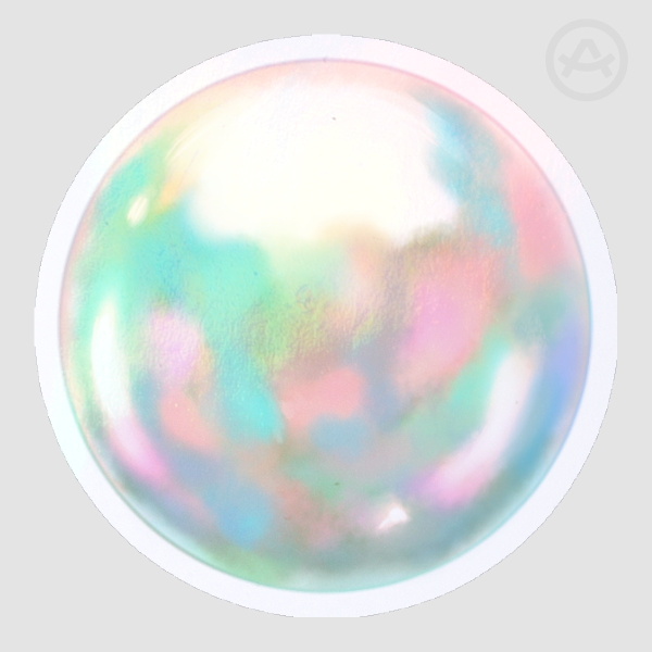 Pearl (White) Die Cut Sticker