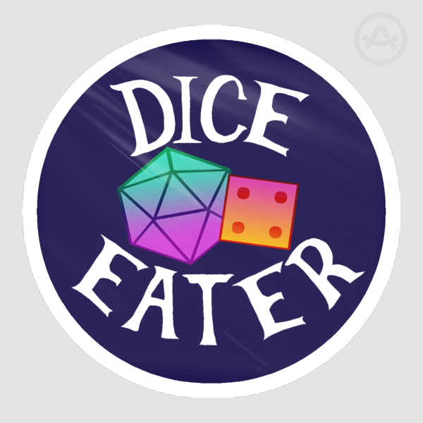 Dice Eater Sticker