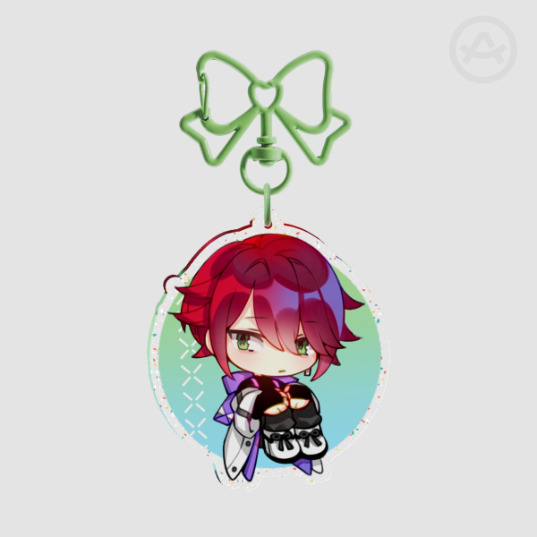 OC (Kai) Glitter Acrylic Charm