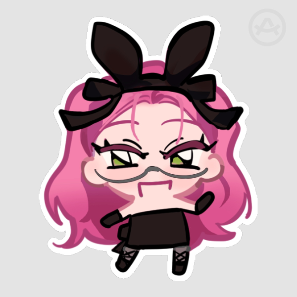 [ALNST] mizi bunny cafe sticker
