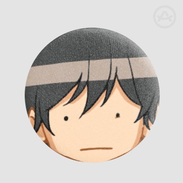 Poker face Plush Badges