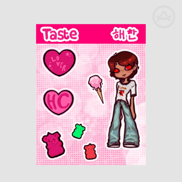 Haechan Taste Sticker Sheet