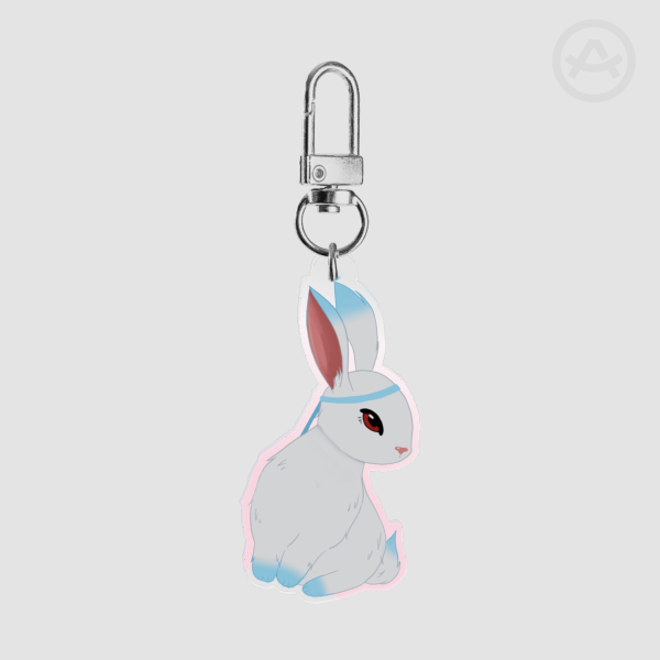 Reversibe Wangxian Bunny keychain