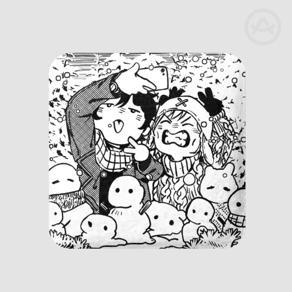 Winter Square Plush Badges