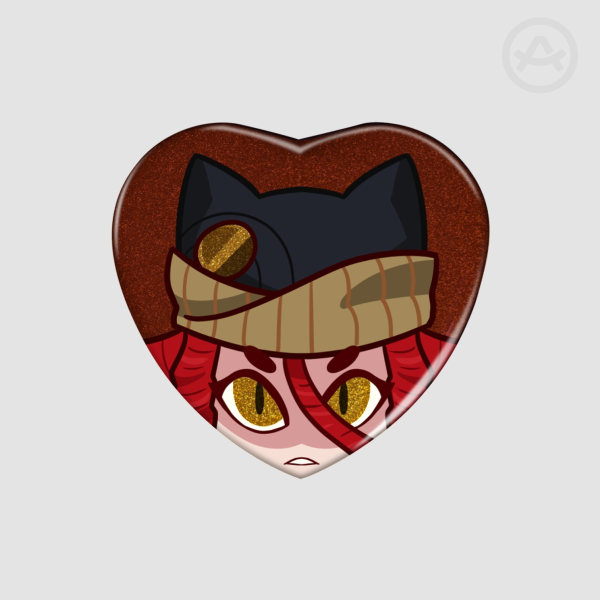 [Dislyte] Elif Heart Shape Holographic Badge