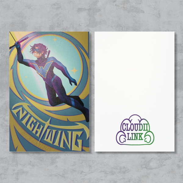 Nightwing circus Postcard