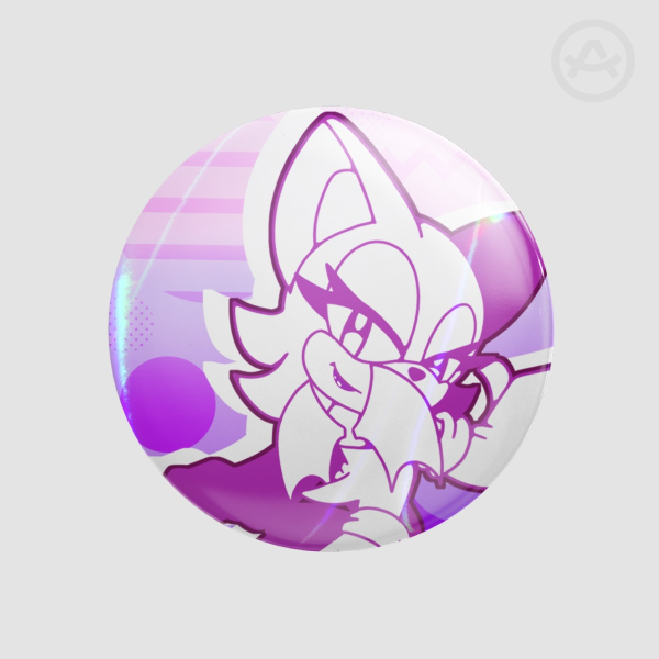 Chibi Rouge Round Badge