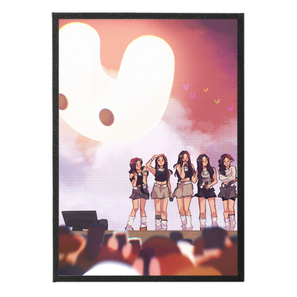 NewJeans Lollapalooza Art Board