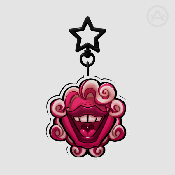 Nibbly Plushie Acrylic Keychain