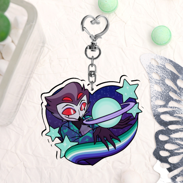 Stolas Pride Acrylic Keychain