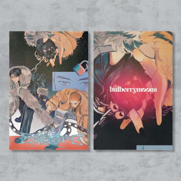 Escape Bang chan and Hyunjin Stray kids  Postcards