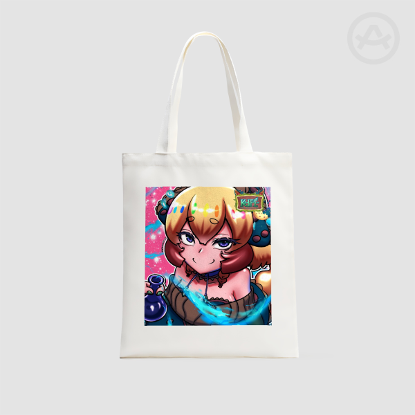 Kife Debut Part-print Canvas Tote Bags - 13.7″x15.7″(35x40cm)