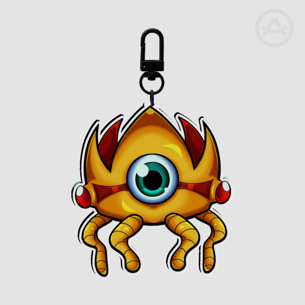 Spider Crown Clear Acrylic Keychains