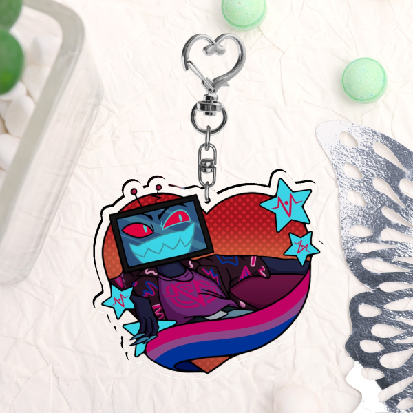 Vox Pride Acrylic Keychains