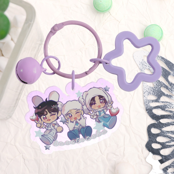 Dance racha Hyunjin Felix Lee know Colored Edge Acrylic Keychains