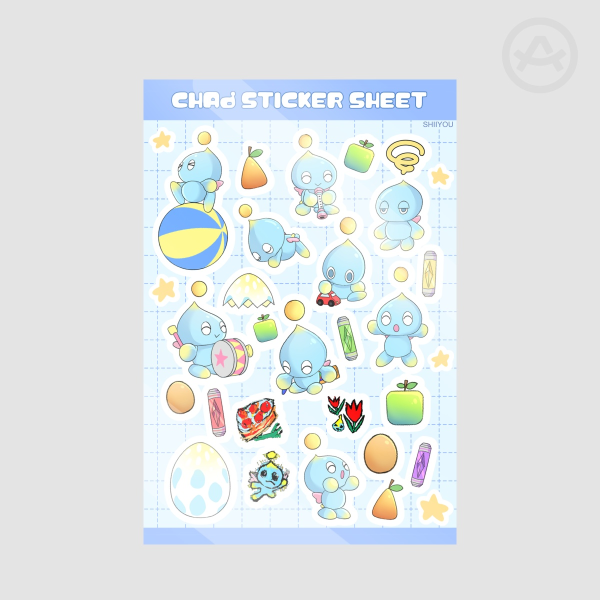 Chao Sticker Sheet
