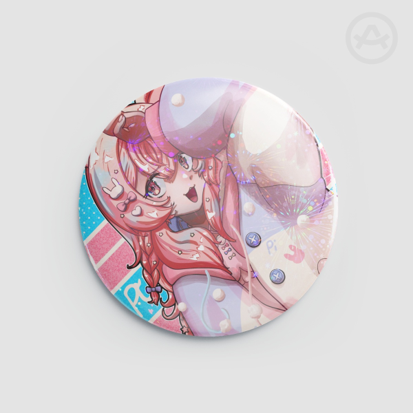Pippa Round Button Pin