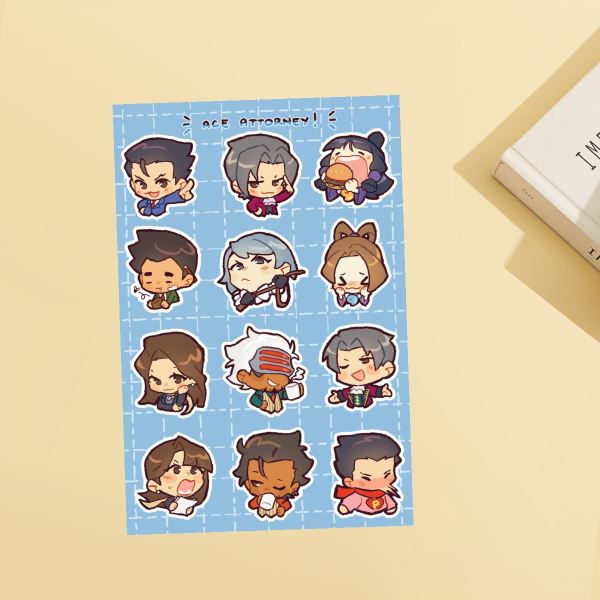 ACE ATTORNEY | Sticker Sheet
