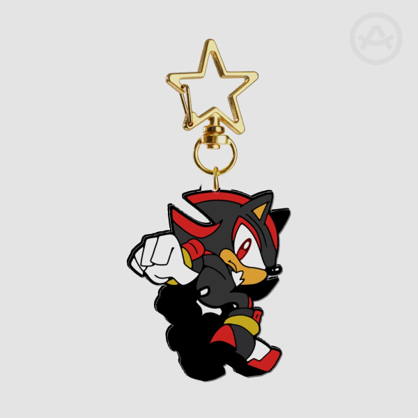 Chibi Shadow Clear Acrylic Keychain
