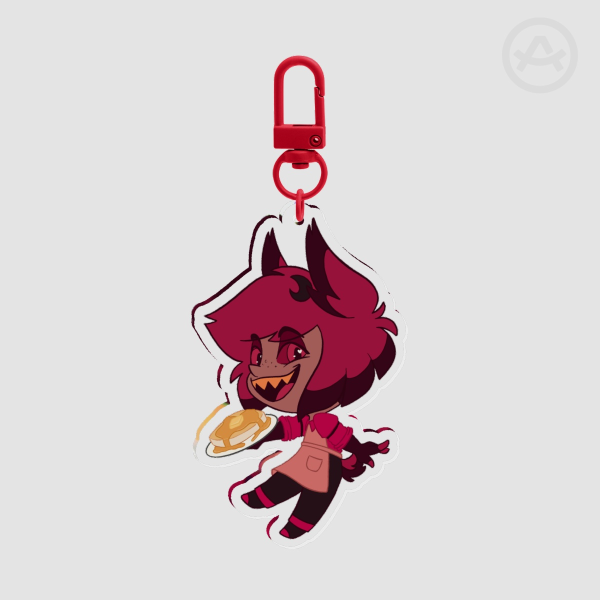 Pancakes Alastor Keychain