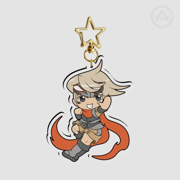 Django Clear Acrylic Keychains [Boktai]