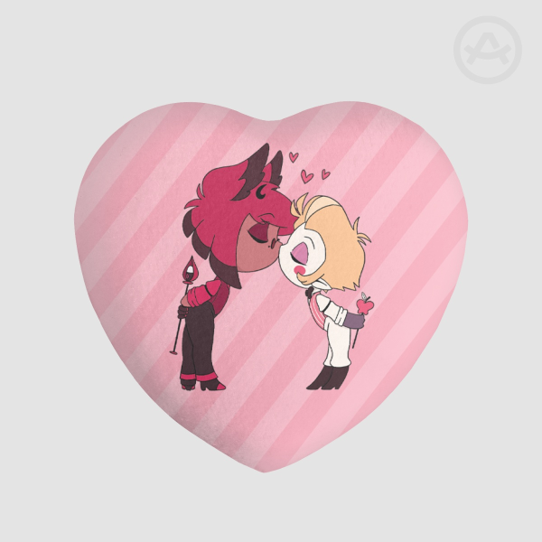 Heart Shape Plush Badge