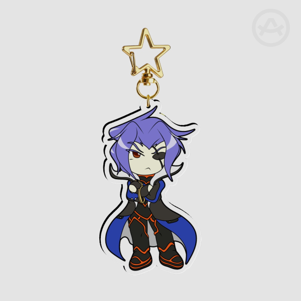 Lucian Clear Acrylic Keychains