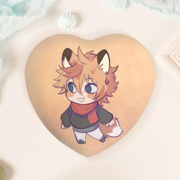 Childe Heart Plush Badge