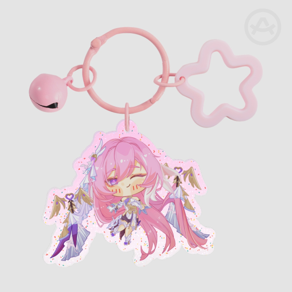 [Honkai Impact 3rd] Elysia Herrschers of Human Ego Glitter Acrylic Keychains