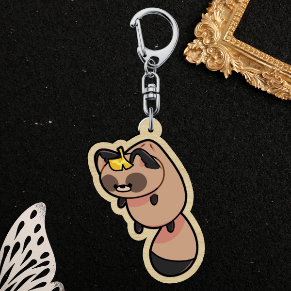 KICHI WOOD KEYCHAIN