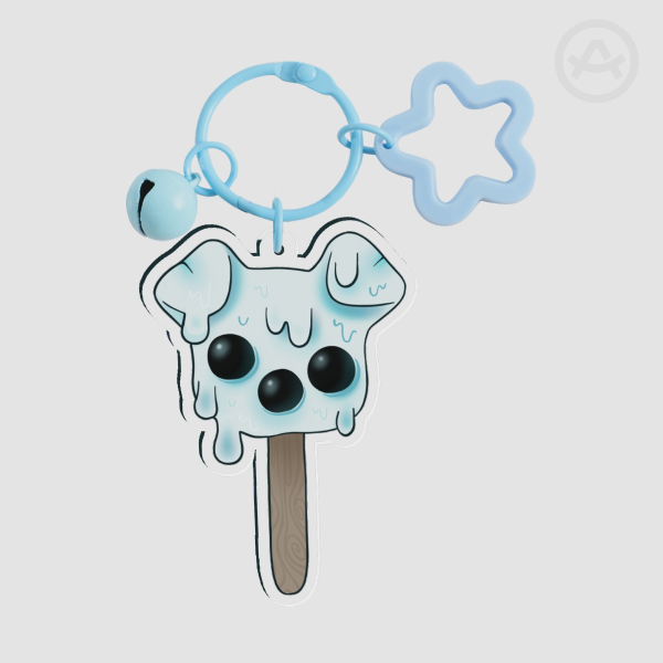 Puppsicle Keychain
