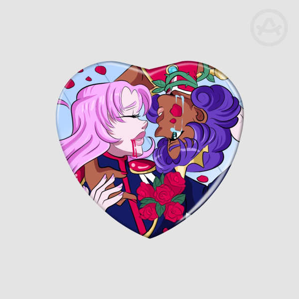 Revolutionary Yuri Heart Shaped Pin