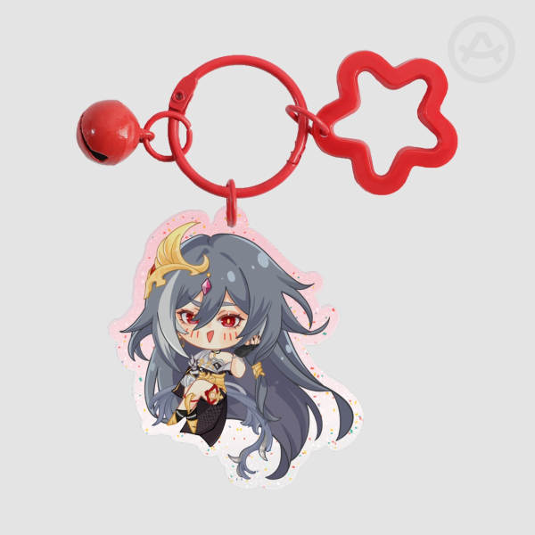 [Honkai Impact 3rd] Fu Hua Herrschers of Sentience Glitter Acrylic Keychains