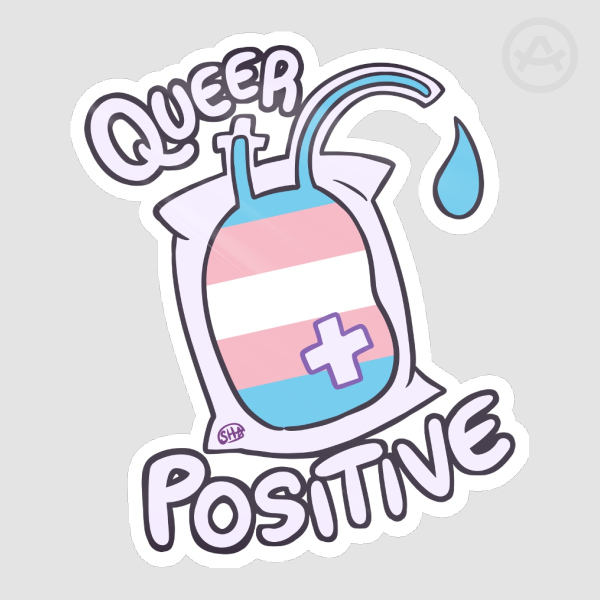 Trans Queer Positive Sticker