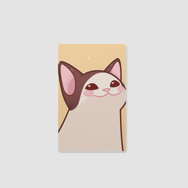Pop Cat Lenticular Card