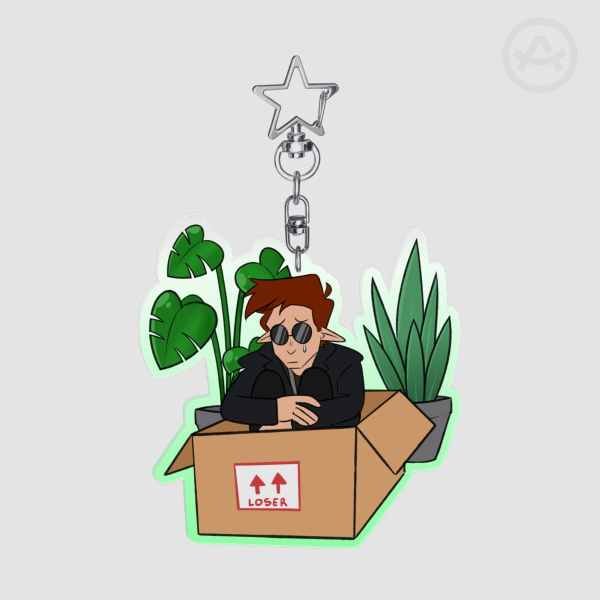 Homeless Crowley Keychain