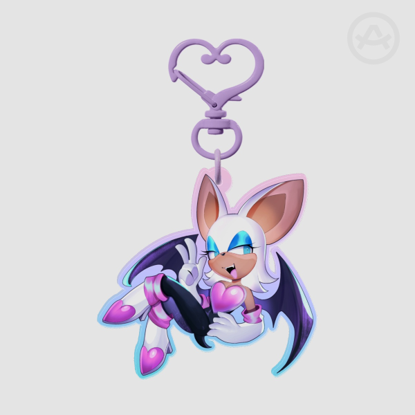 Acrylic Keychain | STH - Rouge The Bat
