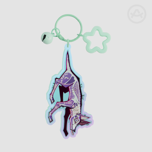 Xoloitzcuintle Rainbow Acrylic Keychain