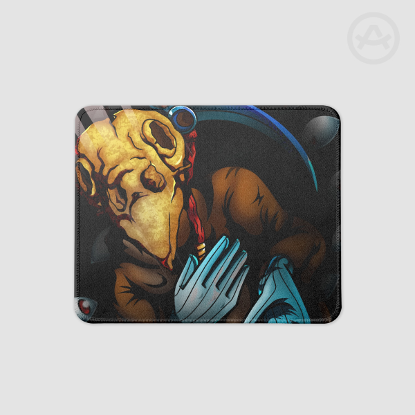 Grim Reaper Square Mouse Pad