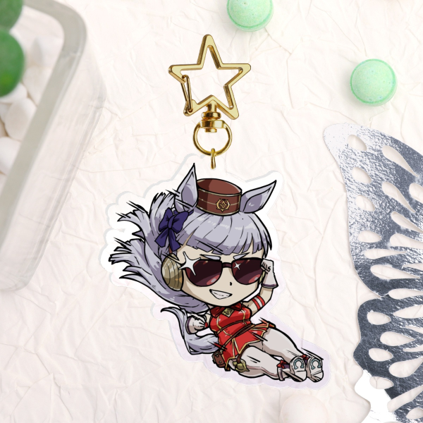 Gold Ship Keychain