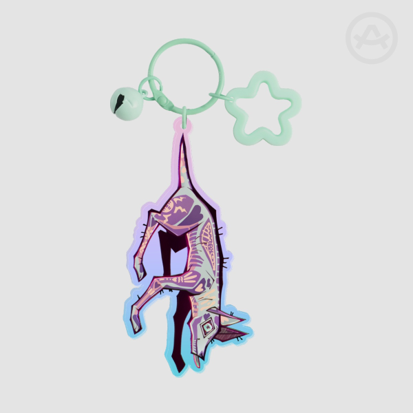 Xoloitzcuintle Colored Edge Acrylic Keychain