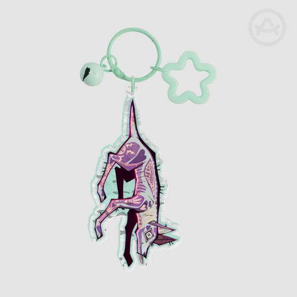Xoloitzcuintle Ripple Acrylic Keychain