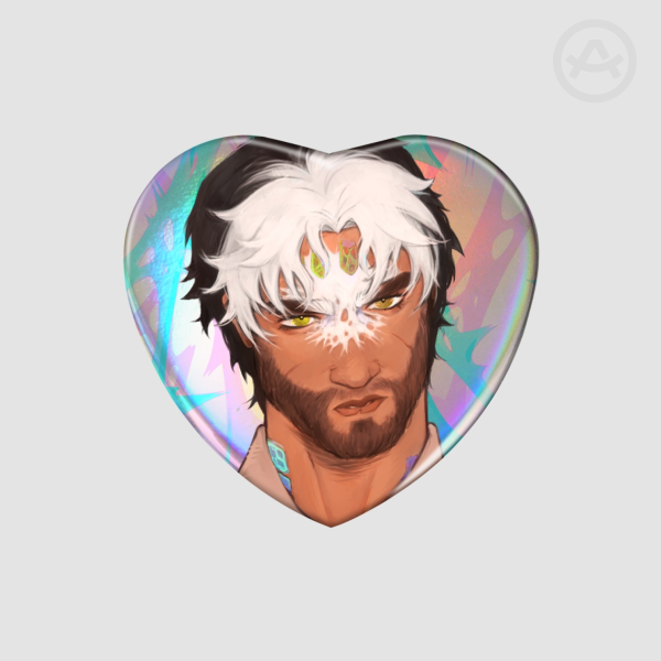 Commune Jayce - Rainbow - Heart Holo Badge