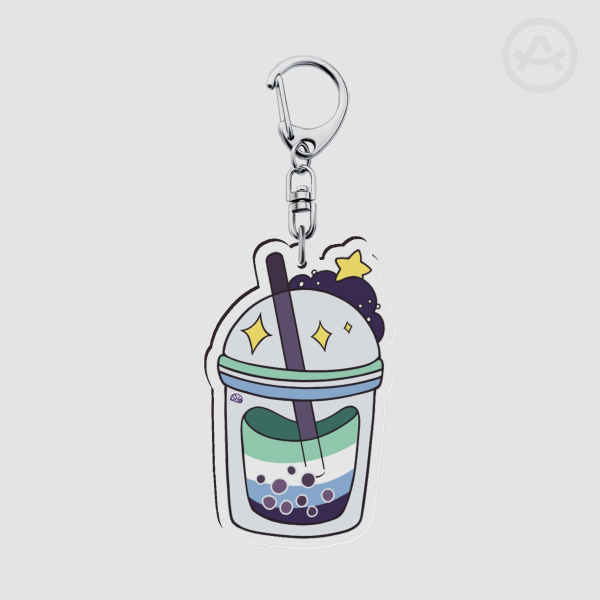 Gay Bubble Tea Keychain