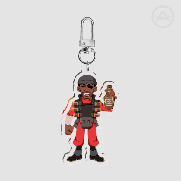 Demoman Keychain