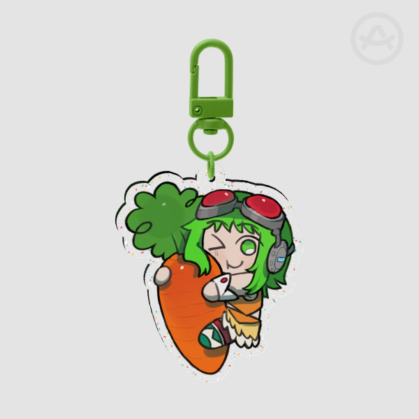 Gumi With Carrot Keychain