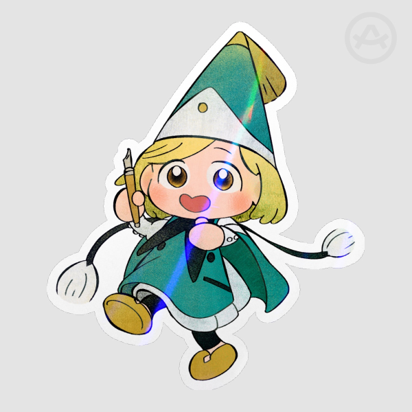 Silly Magic Witch Sticker