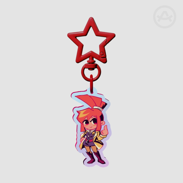 Lynne Ghost Trick Rainbow Acrylic Keychain