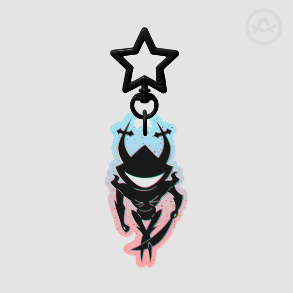 Roaring Knight Deltarune Colored Edge Acrylic Keychain